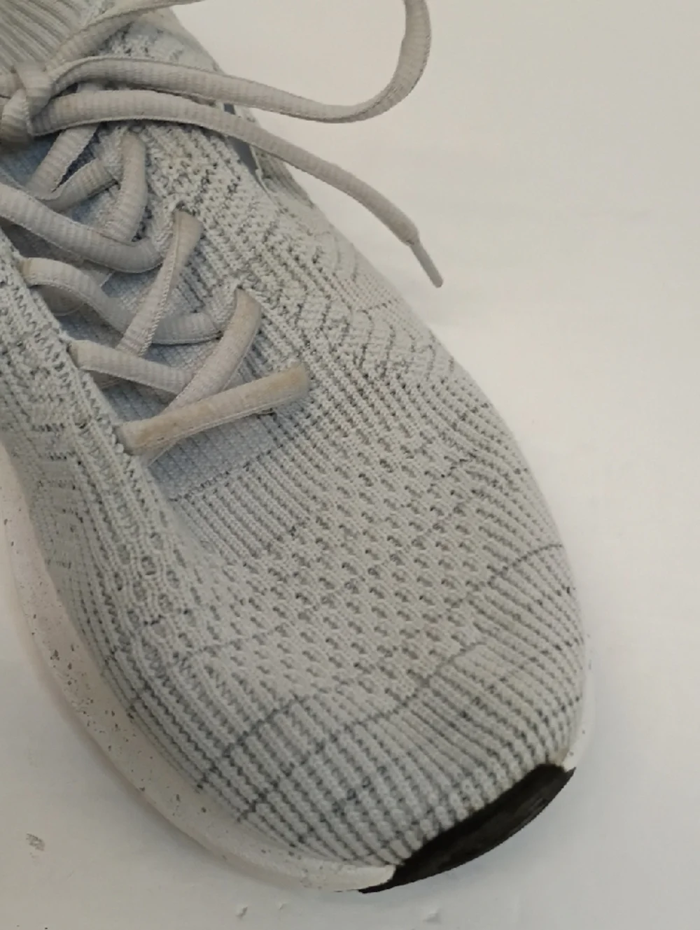Avia Gray Knit Running Sneakers Lace Up Athletic Shoes Size 11